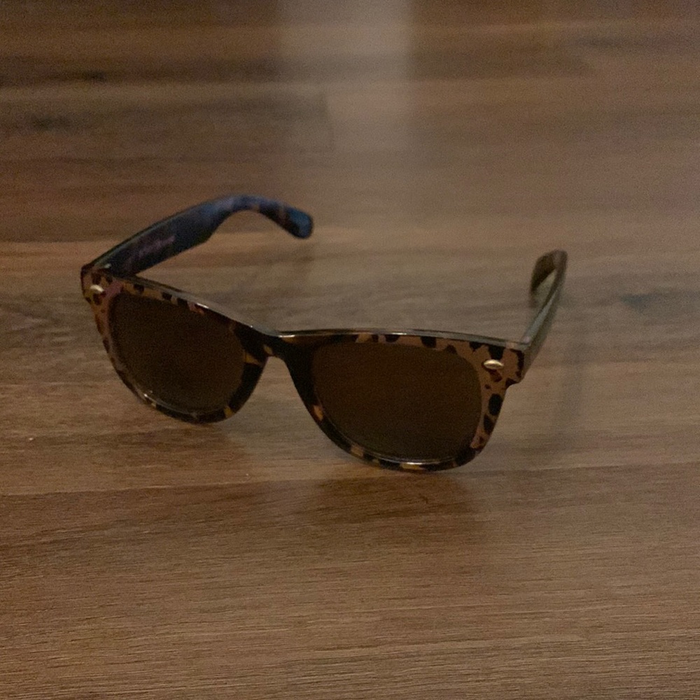 Betsey Johnson Tortoise Shell Wayfarer Sunglasses